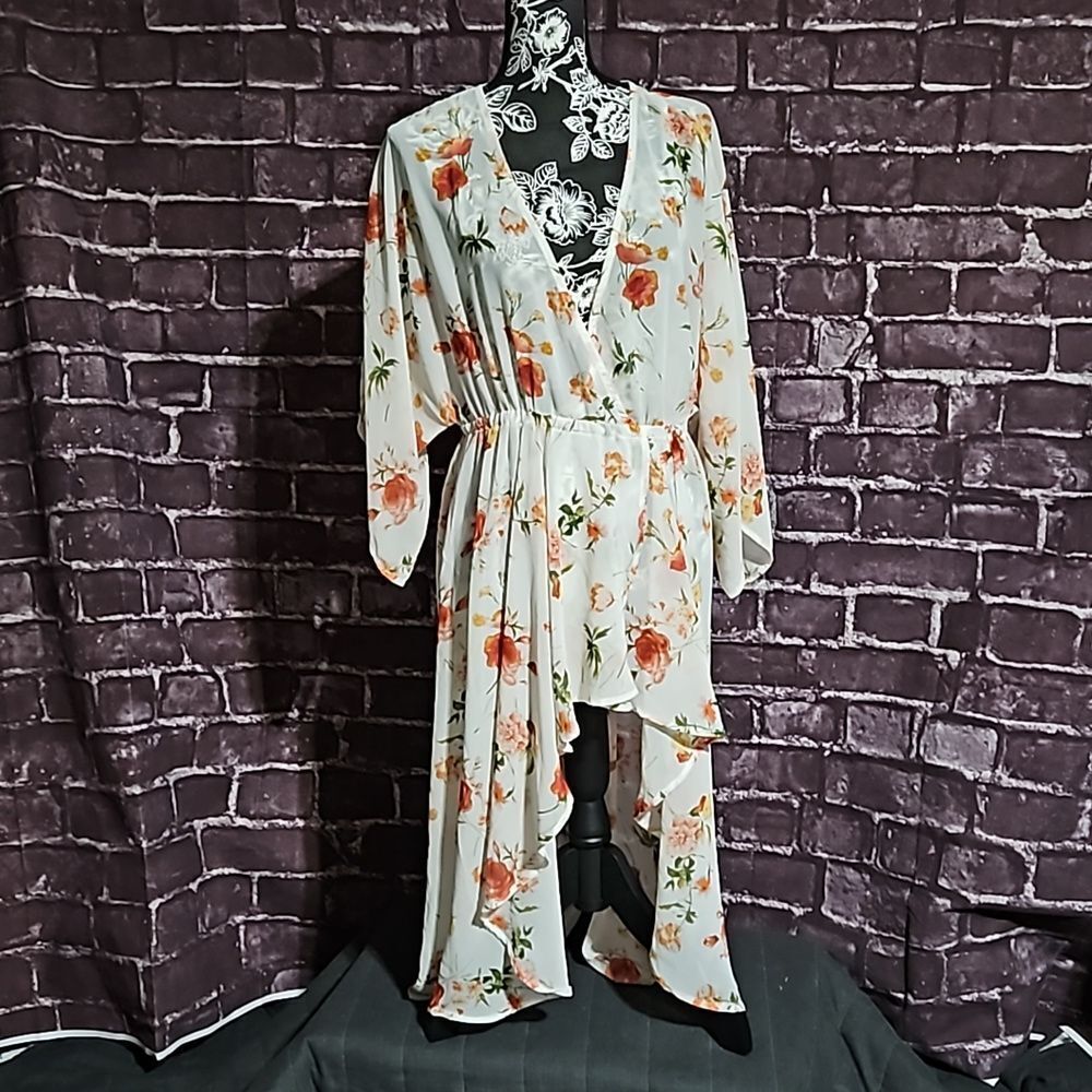 L.I.F.E Love is For Eternity High Low Floral Dress CLEARANCE